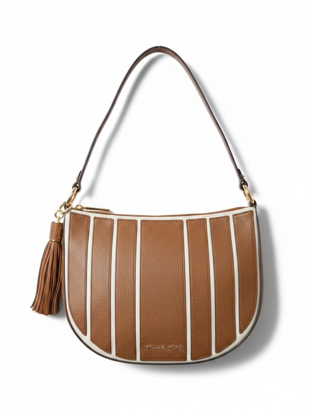 Michael Kors Brooklyn Medium Hobo Bag w Crossbody Strap